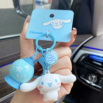 Брелок Cinnamoroll anime ліхтарик аніме LED кролик Hello Kitty