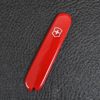 Накладка на ручку ножа Victorinox (91мм), передня, червона C3600.3