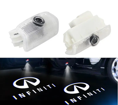 Подсветка дверей проекция для INFINITI 2 штуки на 2 двери HD стеклянная линза инфинити