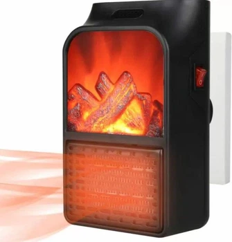 Портативний обігрівач без пульта Flame Heater 500 Вт Економний