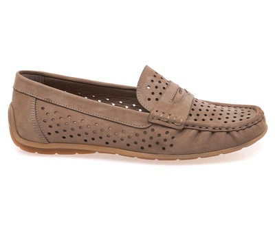 Мокасини жіночі STEPTER 8924/BEIGE NUB 36 Бежевий