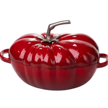 Каструля чавунна емальована 2,5 л, червоний(HP-1-20-RED)(WB)