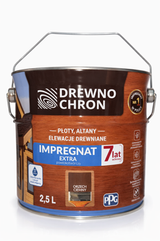 Просочення для дерева Drewnochron Impregnat Extra горіх темний 2.5л