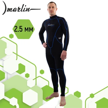 Гідрокостюм 2,5 мм Marlin Malibu Man 2,5 мм Black/Blue M