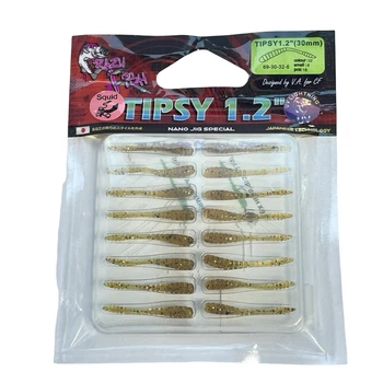Приманка Crazy Fish Tipsy 1.2" 69-30-32-6 вкус кальмар уп. (16шт),69-30-32-6