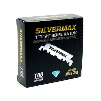 Леза половинки Silvermax 100 Single Edge Platinum Razor Blades 100 шт