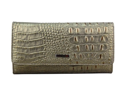Кошелек женский кожаный золотистый Karya 1146-638