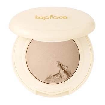 Пудра для обличчя запечена TopFace ProHD Natural Glow PT704, 003 Light Beige Світло-бежева