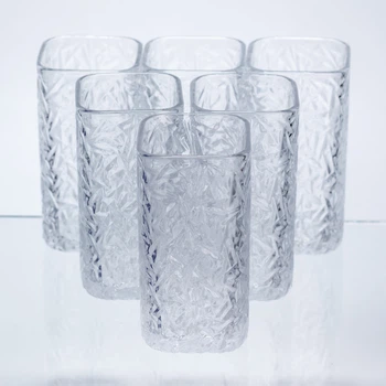 Набор стаканов для напитков Matrix Glass 6 штук по 245 мл HP-17-46