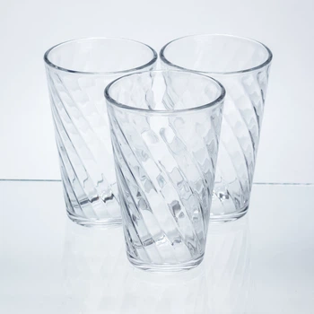 Набор стаканов для напитков Crystal Spiral 3 штуки по 470 мл HP-17-21