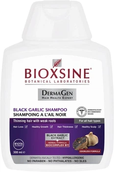 Шампунь Bioxsine DermaGen Black Garlic проти випадіння волосся 300 мл (8680512628415)