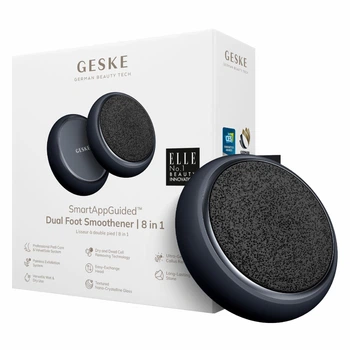 Пемза для ухода за стопами GESKE Dual Foot Smoothener 8в1 черная