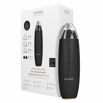 Микродермабразионное устройство для удаления черных точек GESKE MicroDermabrasion Blackhead Remover 7в1 серое