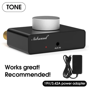 Стереоусилитель Nobsound TONE Bluetooth, мини-усилитель TPA3116 для дома и рабочего стола, мощность 50W + 50W Black