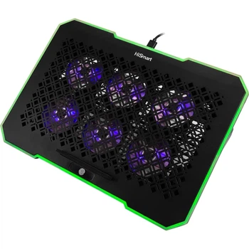 Подставка для ноутбука до 17" HiSmart DCX-A16, Black/Green