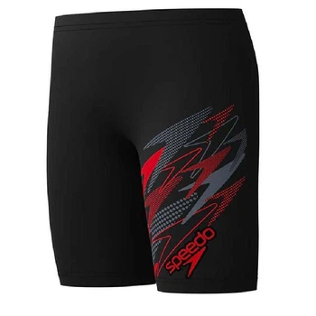Плавки детские Speedo MEDLEY LOGO JAMMER BLK/RED (8-12411002) 15-16, 176 см