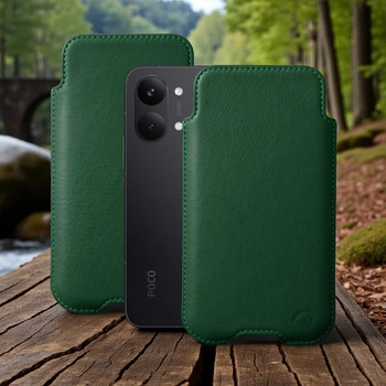 Футляр Stenk Sportage для Xiaomi Poco X8 Pro Max Зелёный (80512)