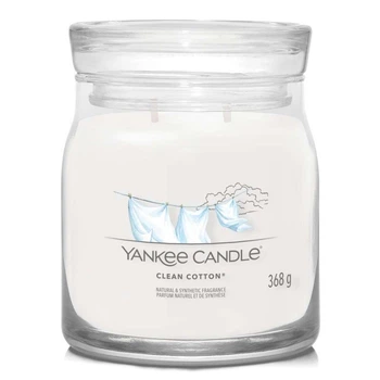 Ароматическая свеча Clean Cotton Medium Yankee Candle