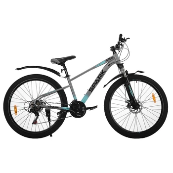 Велосипед SPARK VIBE 27,5`` ст15 ам лок-аут диск серый с бирюзовым