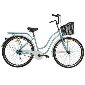 Велосипед SPARK CITY AURA 28 ``ст18 жв з кошиком блакитний