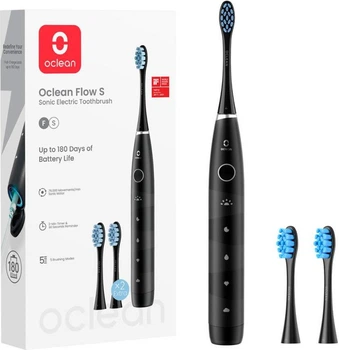 Электрическая зубная щетка Oclean Flow S Electric Toothbrush Black