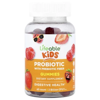 Пробиотики для детей 1 млрд Lifeable Kids Probiotic Gummies вкус ягод 60 мармеладок