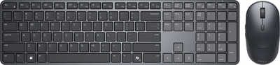 Комплект бездротовий Dell Pro 7 Slim KM726 Wireless Black (580-BDPB)