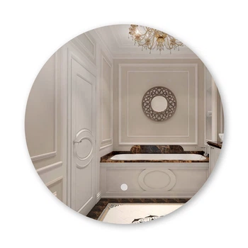 Зеркало Мойдодыр ECLIPSE 80x80 S с LED-подсветкой и сенсорным выключателем