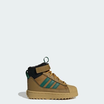 Детские Ботинки Superstar Winter Trek Kids adidas JQ0341 23 (23 EUR) коричневый (4067906356002)
