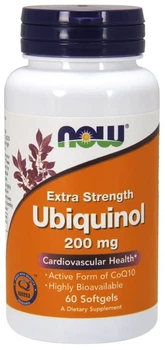 Убіхінол Now Foods 200 мг 60 м'яких капсул (733739031440)