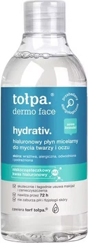 Płyn micelarny Tolpa Dermo Face Hydrativ z kwasem hialuronowym 400 ml (5907608611698)