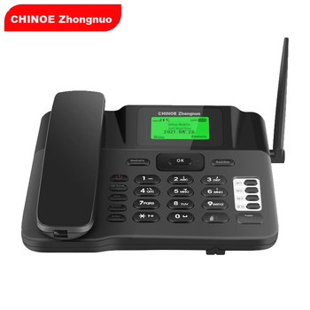 Беспроводной стационарный телефон CHINO-E с SIM-картой, совместимый со всеми сетями: кабельным телевидением, мобильной связью, сетями Unicom и Telecom 4G, а также сетями Unicom 3G, модель C265 Premium Edition, черный.