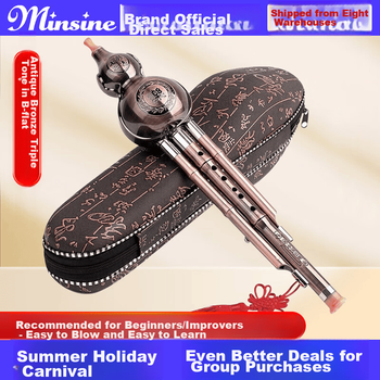Хулусі трьохтональний Minsine Antique Bronze для початківців Bb