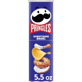 Чипсы Pringles Everything Bagel Potato Chips Баранка с Кунжутом 158г