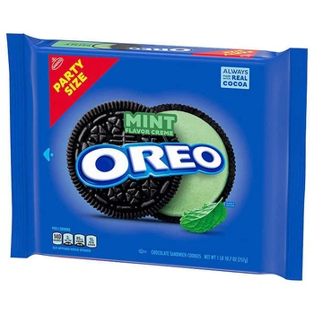 Печенье сэндвич Oreo Mint Flavor Creme Мятный крем 757г