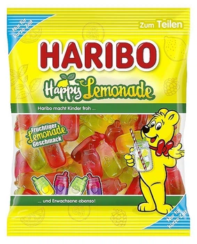Желейні цукерки Haribo Happy Lemonade Лимонад 175г