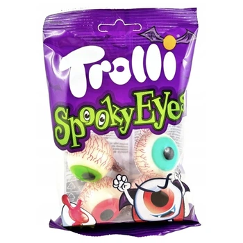 Цукерки Очі Trolli Spooky Eye Halloween 75г