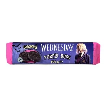 Печенье-сэндвич Halloween Wednesday Purple Duos 154г