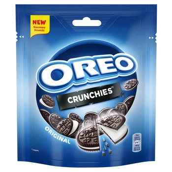 Шоколадне печиво сендвіч Oreo Crunchies Original з ванільною начинкою 110г