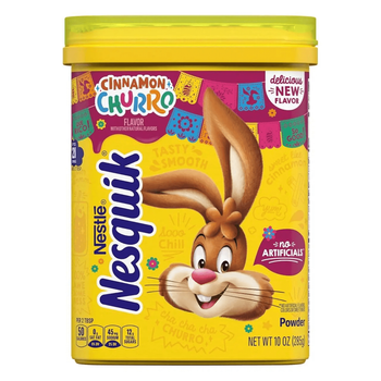 Какао Nestle Nesquik Cinnamon Churro Flavor Powder Drink Mix Чуррос с корицей 285г
