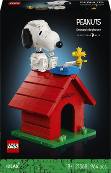 Конструктор LEGO Ideas Дрібнота: будка Снупі 964 деталі (21368)