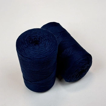 Шпагат для декору YarnArt twisted macrame 3mm 250г темно-синій №784