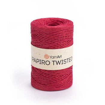 Рафія кручена YarnArt Twisted Papiro 100г 170м червона №1310