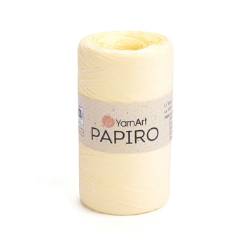 Рафія YarnArt Raffia Papiro 100г 130м блідо-жовта №1313