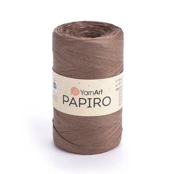 Рафія YarnArt Raffia Papiro 100г 130м шоколад №1316