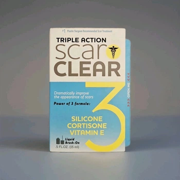 Жидкое средство для лечения рубцов и шрамов Scar Clear Triple Action Scar Treatment Liquid Brush On 15 мл