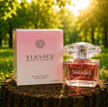 Парфюм Versace Bright Crystal 90 мл женский с гранатом пионом и мускусом лёгкий цветочный аромат