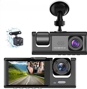 Видеорегистратор AND Z37 на 3 камеры Full HD 1080p автомобильный регистратор салон задняя камера