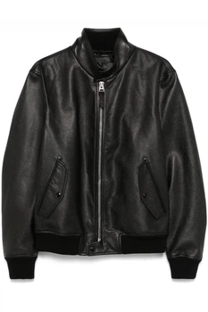 Куртка мужская Tom Ford TF-LTHR-JKT-BLK XL чёрная