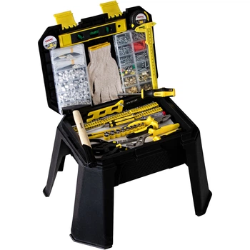Набір слюсарного інструменту 1/4'' 1200 предметів стілець WMC Tools 201200